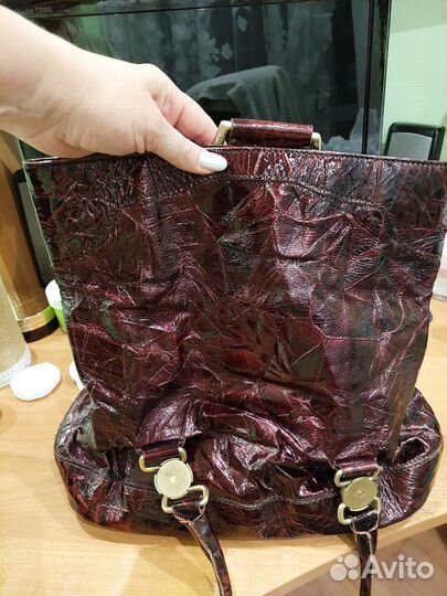 Сумка женская натуральная кожа италия