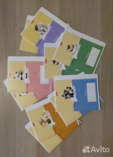 Тетради в крупную клетку, 30 шт