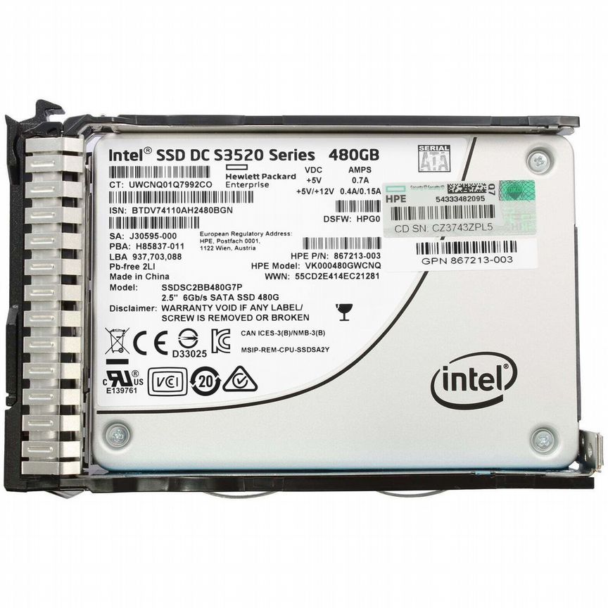 [869378-B21] Ssd Hp 480gb 869577-001 Sata3 2,5 869378-B21
