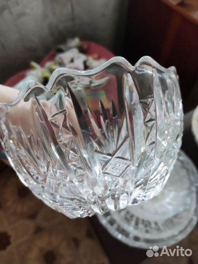 Ваза хрустальная СССР 28см