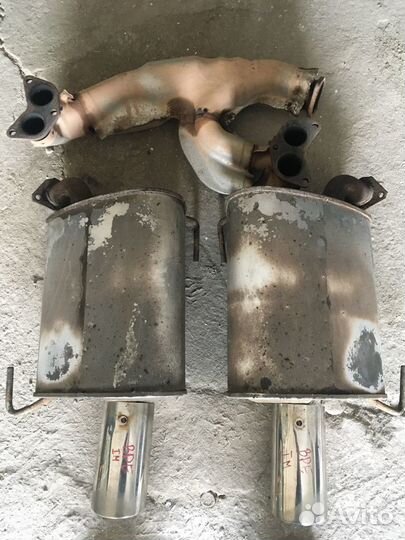 Банка глушителя subaru