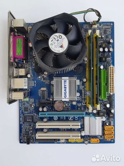 Материнская плата 775 процессор и память