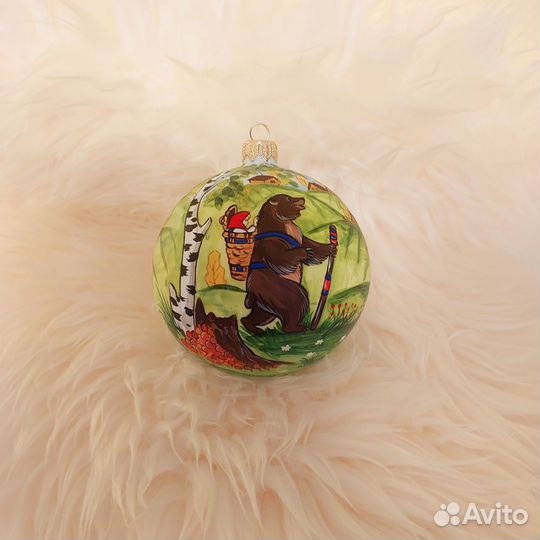 Елочная игрушка ручная роспись
