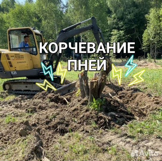 Корчевание пней