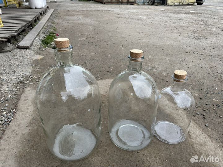 Бутыли безшовные Всех литражей ручная работа