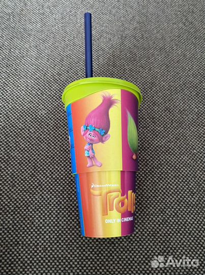 Стакан с троллями, раскраска, буклеты в подарок