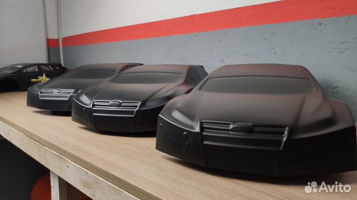 Кузов ford focus 1/10 в ударопрочном исполнении