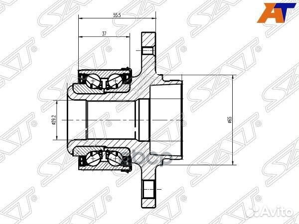 Ступичный узел перед audi A1/A2/skoda fabia/VW