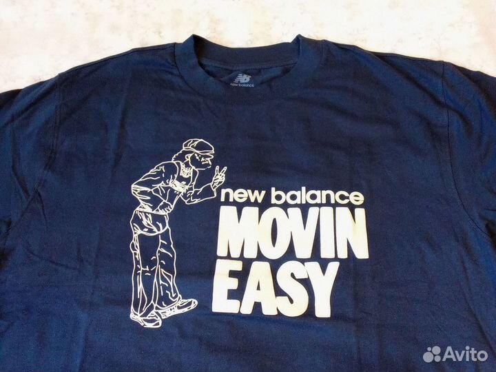 New Balance Movin Easy оригинал Футболка