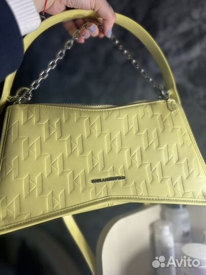 Сумка натуральная кожа Karl Lagerfeld