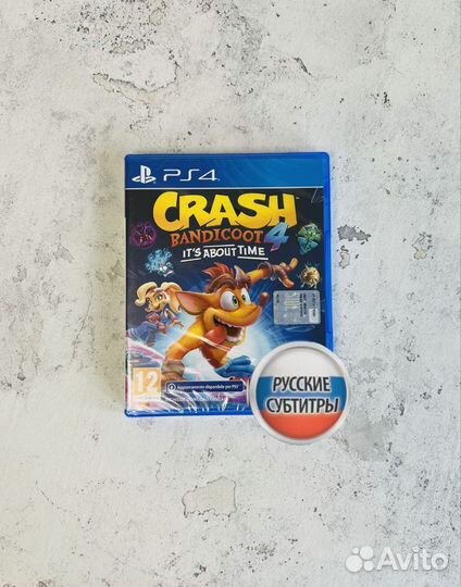 Crash bandicoot 4 ps4 диск новый