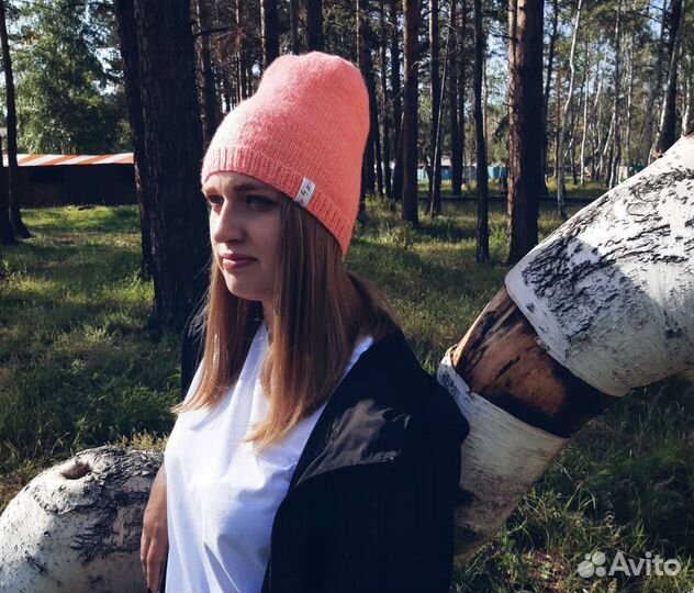 Шапка вязаная женская