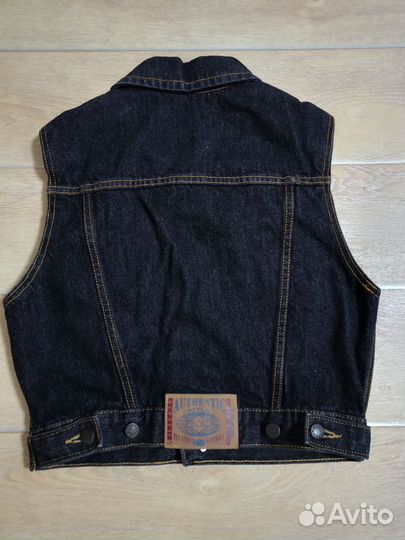 Джинсовая Жилетка authentic style 128 см