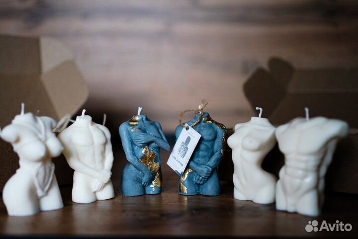 Подарочный набор свечей тела мужское / женское