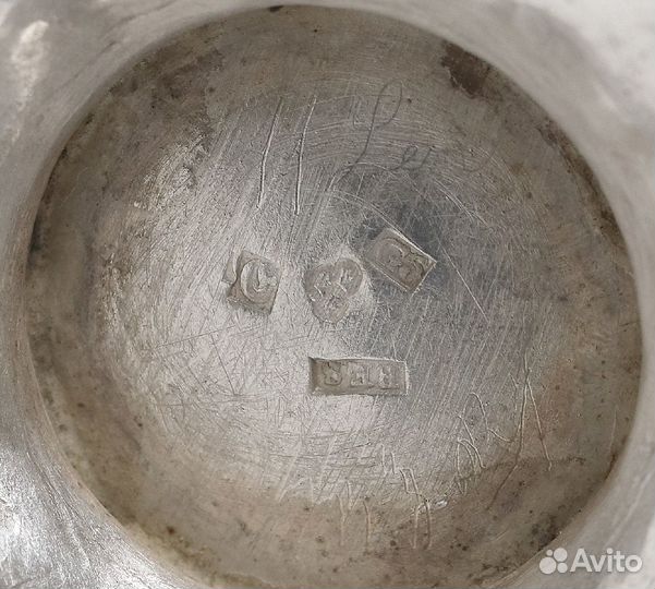 Серебряный молочник. Швеция, 1861 год