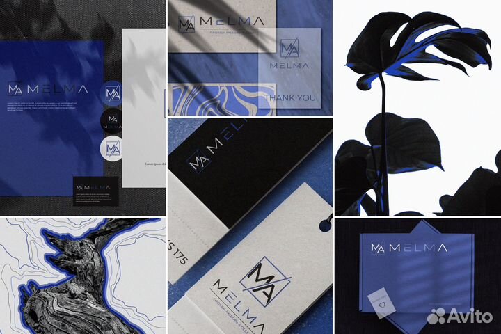 Создание логотипа и фирменного стиля, макеты