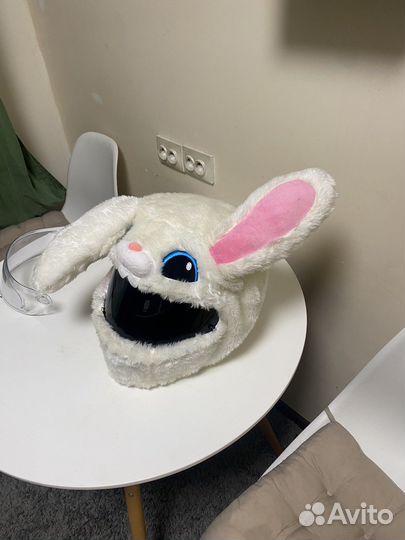 Чехол на шлем кролик