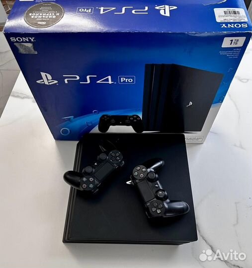 Sony playstation 4 PS4 pro 1tb с играми