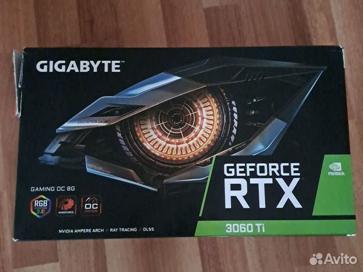 Видеокарта Rtx 3060ti 8gb OC gaming x