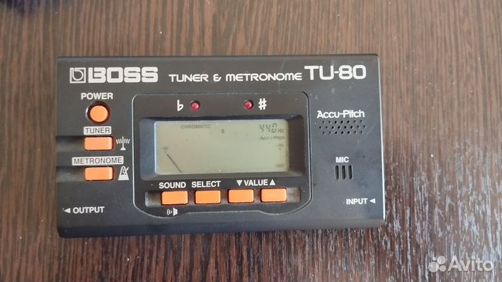 Тюнер и метроном boss TU-80