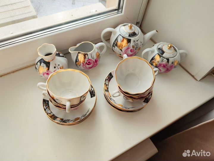 Чайный винтажный сервиз экспортный вариант