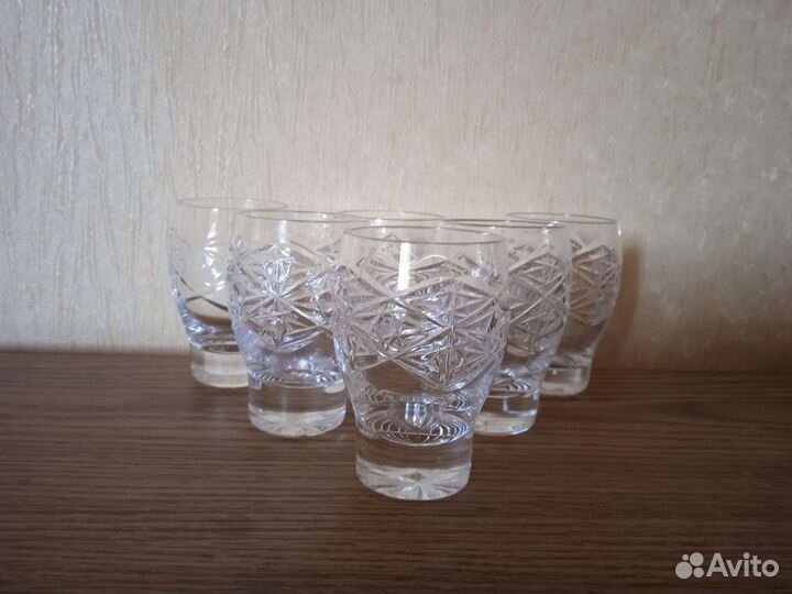 Хрусталь СССР: стопки, рюмки, фужеры