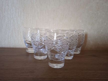 Хрусталь СССР: стопки, рюмки, фужеры