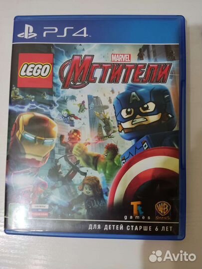 Диск на playstation 4 lego marvel Мстители