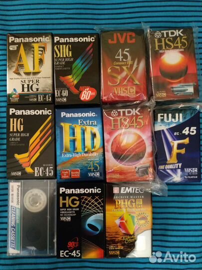 Кассеты miniDV, Hi8mm, VHS-C для видеокамеры