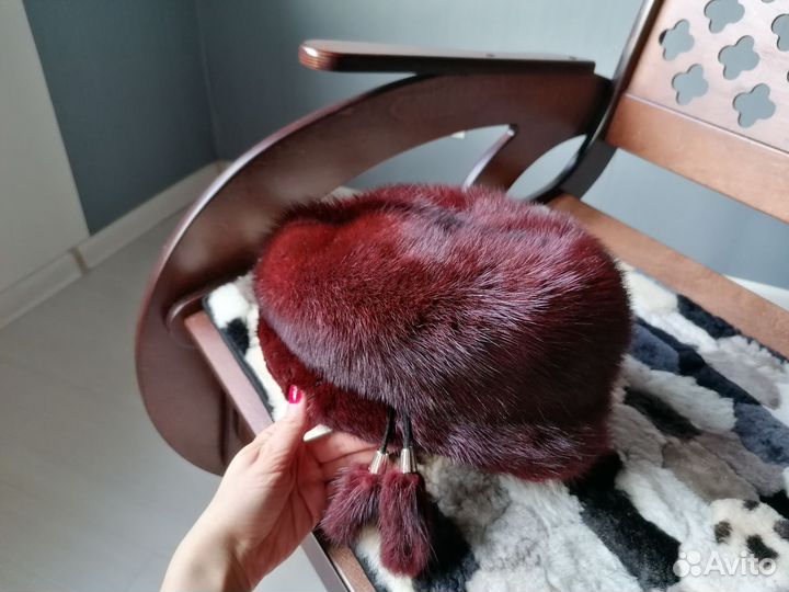 Шапка норковая