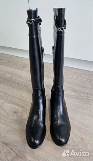 Сапоги женские новые натур кожа Италия 36.5 - 37