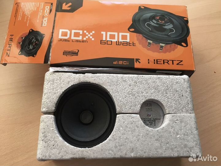 Колонки Hertz diECi DCX 100 60 watt новые