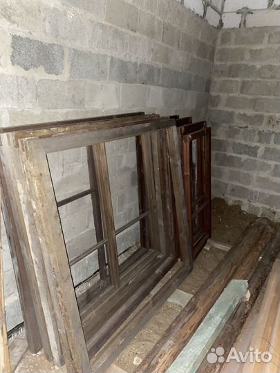 Деревянные рамы бу 1000 за все