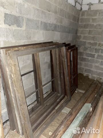 Деревянные рамы бу 1000 за все