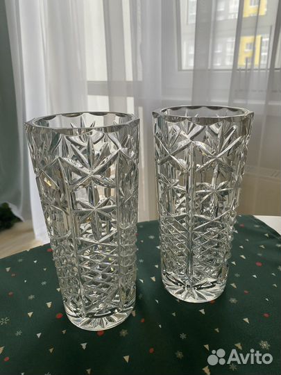 Ваза хрустальная