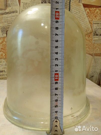 Фонарь уличный, плафон СССР, большой