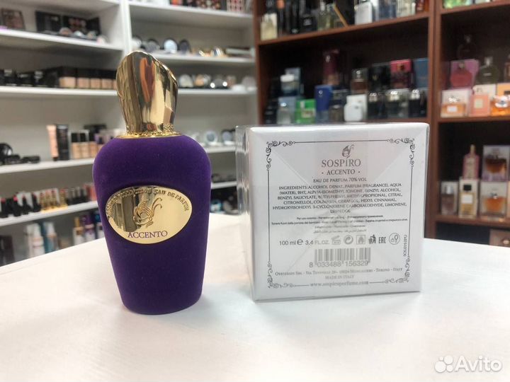 Парфюм Sospiro Accento