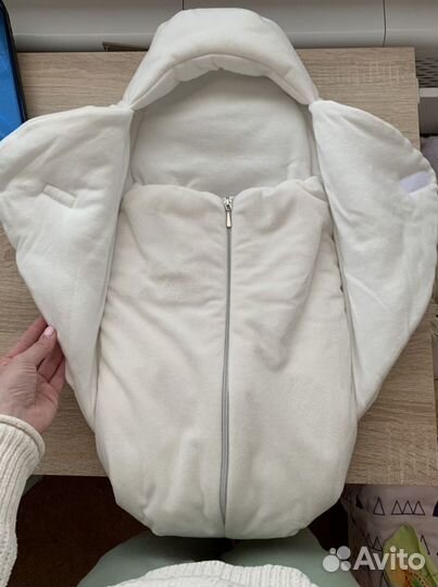 Конверт кокон на выписку зима-деми