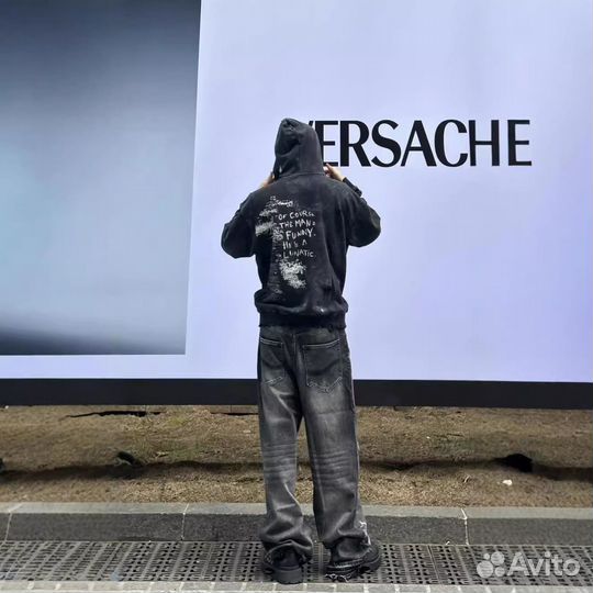 Зип худи saint michael оверсайз (новинка 2025)