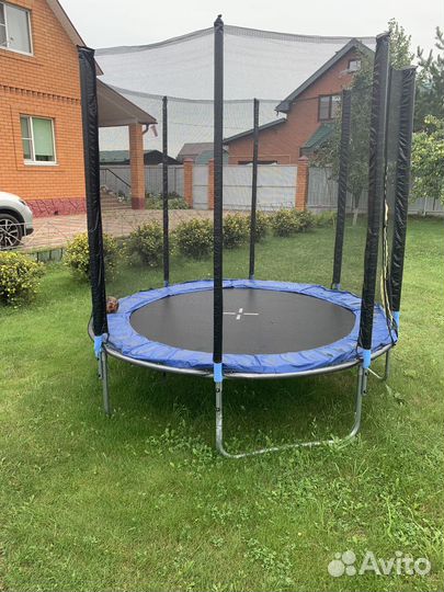 Батут с сеткой