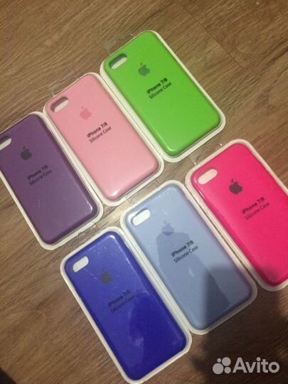Чехлы силиконовые на iPhone 7/8