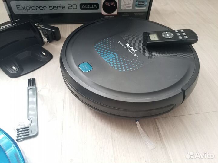 Робот-пылесос Tefal rg6875wh, уборка сухая/влажна