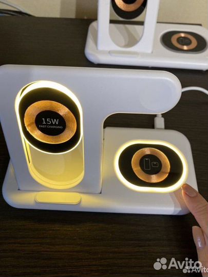 Беспроводная зарядка, док станция MagSafe 4в1