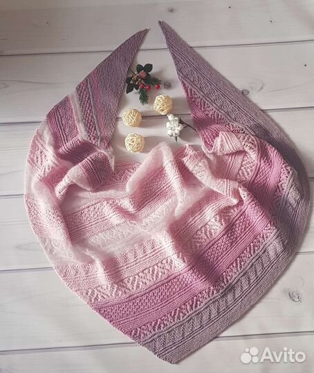 Вязаный платок