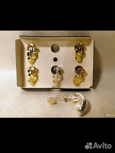 Серьги клипсы