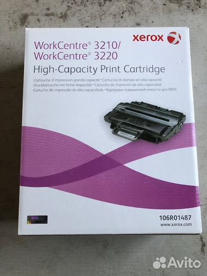 Картридж xerox 3210/3220, 3119 оригинал