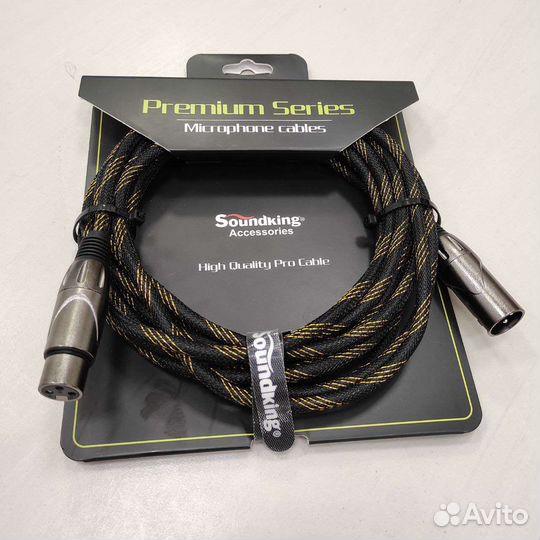 Микрофонный кабель 5 м XLR- XLR новый