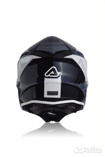 Мотошлем acerbis X-track helmet Bianco/Nero2