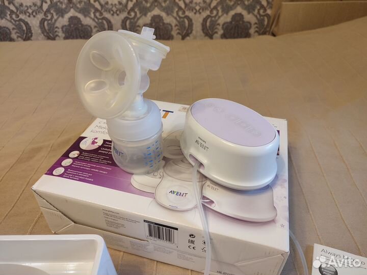 Молокоотсос avent электрический