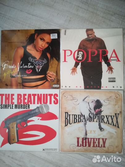 Виниловые пластинки hip-hop, r'n'b, house, techno